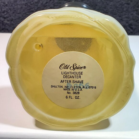 VINTAGE OLD SPICE AFTER SHAVE LIGHTHOUSE DECANTER, SHULTON INC., CLIFTON NJ USA - Picture 3 of 3